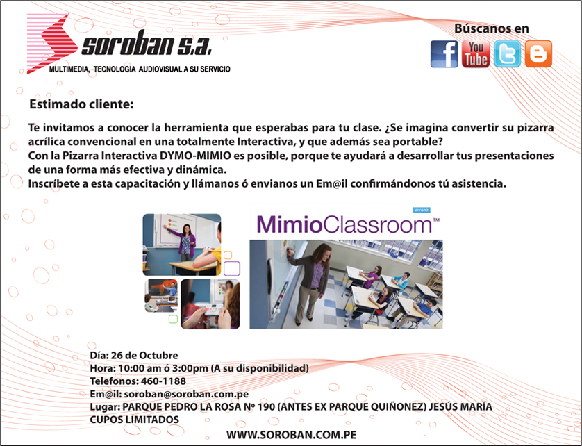 Capacitación MimioClassroom